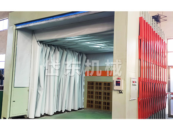 伸縮移動(dòng)噴漆房產(chǎn)生的
